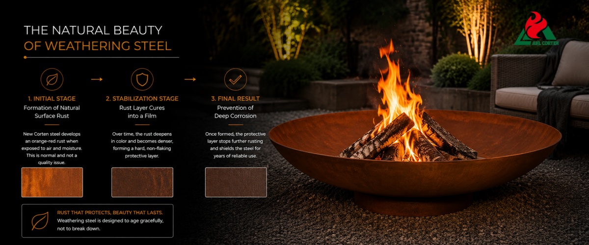 Corten Steel Fire Pit supplier